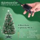 Light controller for the 5 feet artificial Christmas tree with 8 dazzling lighting modes for customized festive.