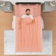 Electric bed warmer in twin size with dual controllers, 9 heat settings, and machine washable for easy care.