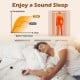 Electric bed warmer with dual controllers, 9 heat settings, and built-in thermostat for personalized comfort and safety.