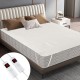 Queen size machine washable electric bed warmer with dual controllers and 9 heat settings for personalized comfort.
