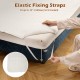 Elastic fixing straps for the machine washable electric bed warmer, fitting up to 10" mattresses for personalized.