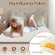 Electric bed warmer with dual controllers, 9 heat settings, and soft non-woven fabric for cozy, personalized comfort.
