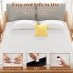 Machine washable electric bed warmer in queen size with dual controllers, 9 heat settings, and overheat protection for.