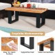 Teak wood patio table with river feel epoxy tabletop, featuring easy-to-clean surface and supportive feet for stability.