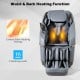 Close-up of the Soothe 48 massage chair's waist and back heating function with carbon fiber therapy and three heating.