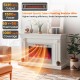 23-inch recessed electric fireplace insert with remote control, 1500W power, and adjustable flame settings for cozy.