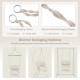 Hammock chair with thick cushion and macrame design, featuring dual hanging hooks for versatile swing options.