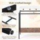 36-inch console table featuring a sintered stone tabletop, adjustable foot pads, and a robust metal frame for stability.