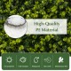 High-quality PE artificial hedge eucalyptus panel, 20"x20", sun-protective and maintenance-free for indoor or outdoor.