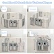 16-panel baby activity center play yard in beige, adjustable shapes for safe play, with non-slip foot mats and cute owl.