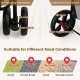 Detail of the 4-in-1 double pet stroller wheels, showcasing EVA wheels for various road conditions and safety brake.