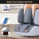 Calf and foot massage area of the Enjoyment42-2025 recliner featuring airbags and foot rollers for relaxation.
