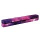 Folding balance beam with a pink galaxy design, featuring a solid wood base and anti-slip bottom for secure practice.
