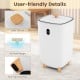 40L towel warmer with sleek handle, air vent design, and non-slip foot pads for convenient family use.