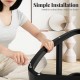 Wooden ergonomic rocking kneeling chair with padded cushion, showcasing simple installation and sturdy birch wood.