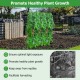 U-shaped tall garden trellis for climbing plants, 71 x 71 inches, made of rustproof PE-coated metal for optimal light.