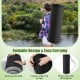 Foldable indoor outdoor sleeping mat with high-density foam, waterproof cover, and carrying bag for easy transport.