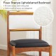 Wooden dining chair with faux Sherpa upholstered backrest, offering elegance and comfort for dining rooms and cafes.