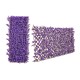 Decorative faux purple eucalyptus fencing panel with real willow frame, ideal for balcony or patio privacy screens.