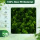 Close-up of sun-protective artificial hedge made from 100% new PE material, ideal for balcony privacy screens.