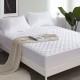 Queen size electric mattress pad with dual controller, featuring 10 temperature levels and 8-hour auto-off for safety.