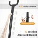 Close-up of the hammock chair stand showing 6-position adjustable height for customizable comfort and stability.