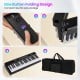 Foldable design of the 88 Key Electric Keyboard Piano, showcasing compact size for easy storage and transport.