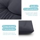 Close-up of the quilted Futon Mattress showcasing wrap-around construction for a secure fit and even weight.