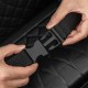 Close-up of the adjustable safety belt on the 12V Kids Ride on Police Car for secure and comfortable seating.