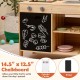 Chalkboard on the Wooden Barbecue Grill Playset, ideal for kids to write daily specials while playing with BBQ.