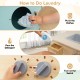 Kids washer playset toy with rotating knobs, detergent drawer, and realistic features for imaginative laundry play.