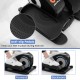 Anti-slip pedals of the black under desk elliptical machine ensure secure footing during exercise for effective.