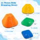 Colorful 11-piece kids stepping stones in various sizes, promoting balance and muscle strength for indoor and outdoor.