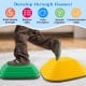 Colorful kids' stepping stones in green and yellow promote balance, muscle strength, and teamwork for indoor and.