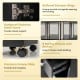 Close-up of the rustproof stainless steel frame and buffered damper hinge on the black manicure table for durability.