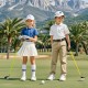 Junior #3 fairway wood golf club with fiberglass shaft, designed for kids ages 8-10, featuring a lightweight aluminum.