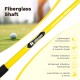 34-inch junior fairway wood golf club with fiberglass shaft, designed for kids ages 8-10, featuring a lightweight.