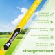 Junior golf club with a lightweight fiberglass shaft, designed for kids aged 8-10, includes a protective headcover.