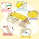 Colorful 3-piece toddler triangle set featuring climbing rocks, secure locking mechanism, and smooth rounded corners.