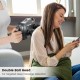 Massage gun with double ball head for targeted deep tissue relaxation, featuring interchangeable heads and three modes.