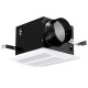200 CFM bathroom exhaust fan with metal housing and 6-inch duct, designed for effective ventilation in 200 sq. ft.