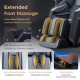 Foot massage feature of the Relaxation 29 massage chair with adjustable intensities for enhanced blood circulation.