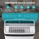 Top view of the 4500 Sq. Ft dehumidifier with touch control panel, featuring 4 modes and a 24h timer for home use.