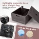 Brown 175 lbs outdoor fillable umbrella base with table tray, designed for stability with sand or water, ideal for.
