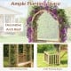 Garden Bench Arbor Arch Wooden Garden Arbor for Climbing Plants - Gallery View 6 of 10