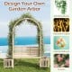 Garden Bench Arbor Arch Wooden Garden Arbor for Climbing Plants - Gallery View 7 of 10
