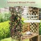 Garden Bench Arbor Arch Wooden Garden Arbor for Climbing Plants - Gallery View 9 of 10
