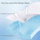 Cooling gel-infused memory foam mattress topper with breathable polyester cover for restful sleep and pressure relief.