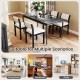 Sherpa upholstered armless dining chair with wood frame, ideal for dining room, study, or restaurant use.