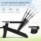 Adirondack lounge chair with 4-position backrest adjustment, made of weatherproof HIPS, ideal for outdoor relaxation.